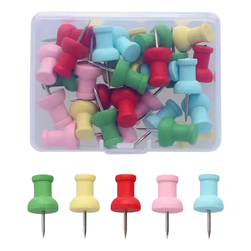 Colorful Large-Head Push Pins Set for Acoustic Panel Installation